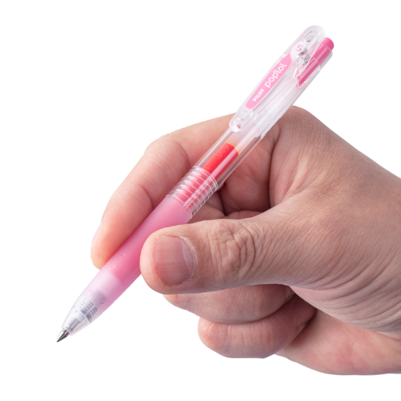 12 un. Lapiz Gel Pop´lol Baby Pink 0.5 mm.-2