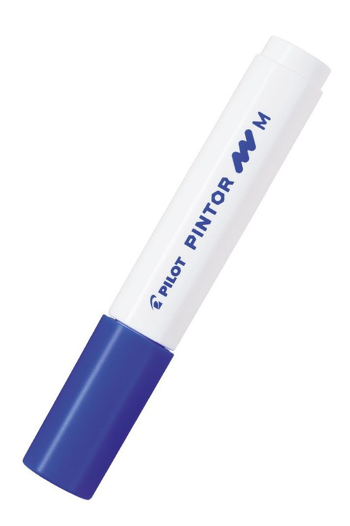 MARCADOR PINTOR MEDIO AZUL-0
