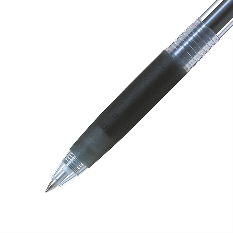 12 un. Lapiz Gel Pop´lol Negro 0.5 mm.-1
