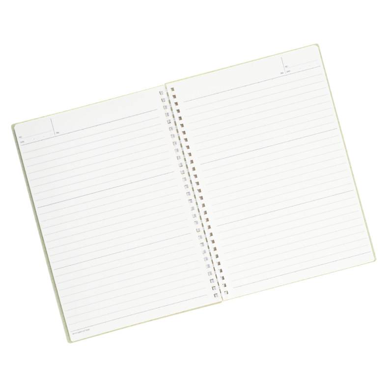 Cuaderno B5 Verde Pastel Anillado-1
