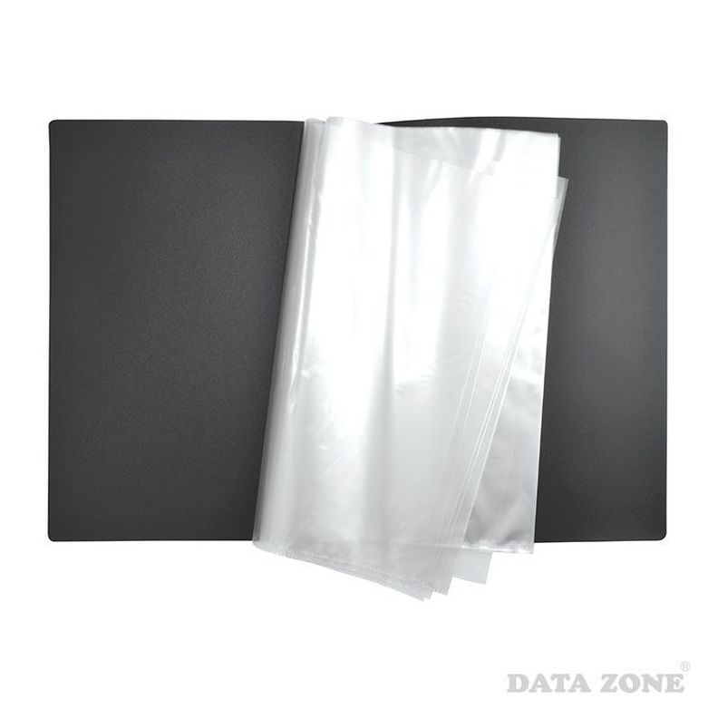 Carpeta A4 60 Fundas Negro-1