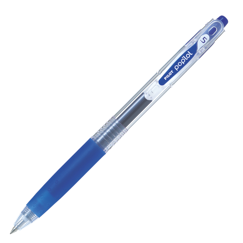 12 un. Lapiz Gel Pop lol Azul 0.5 mm.