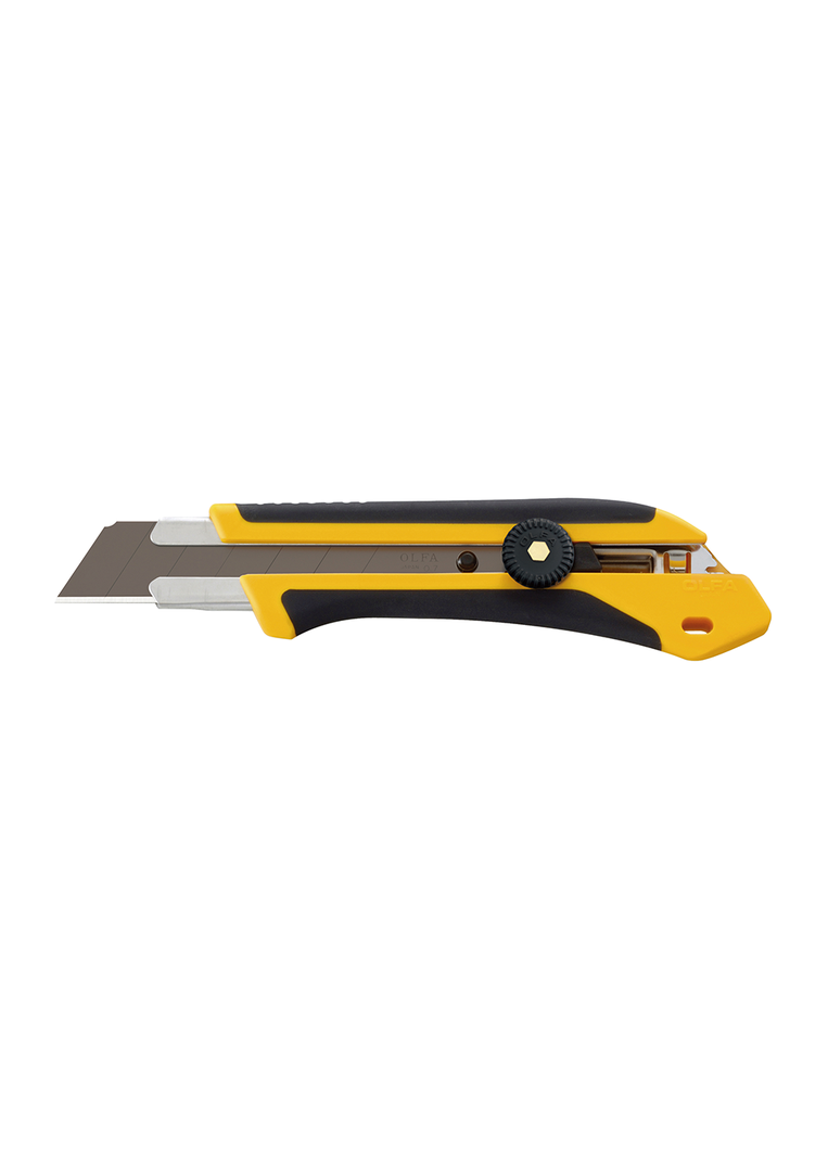 CUCHILLO EXTRA FUERTE ANTIDESLIZANTE SEGURO MANUAL 25 MM-0