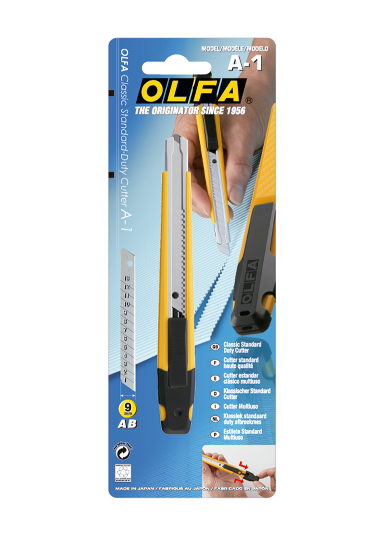 CUCHILLO MEDIANO DE 9MM. CON SEGURO AUTOMÁTICO Y CLIP.-2