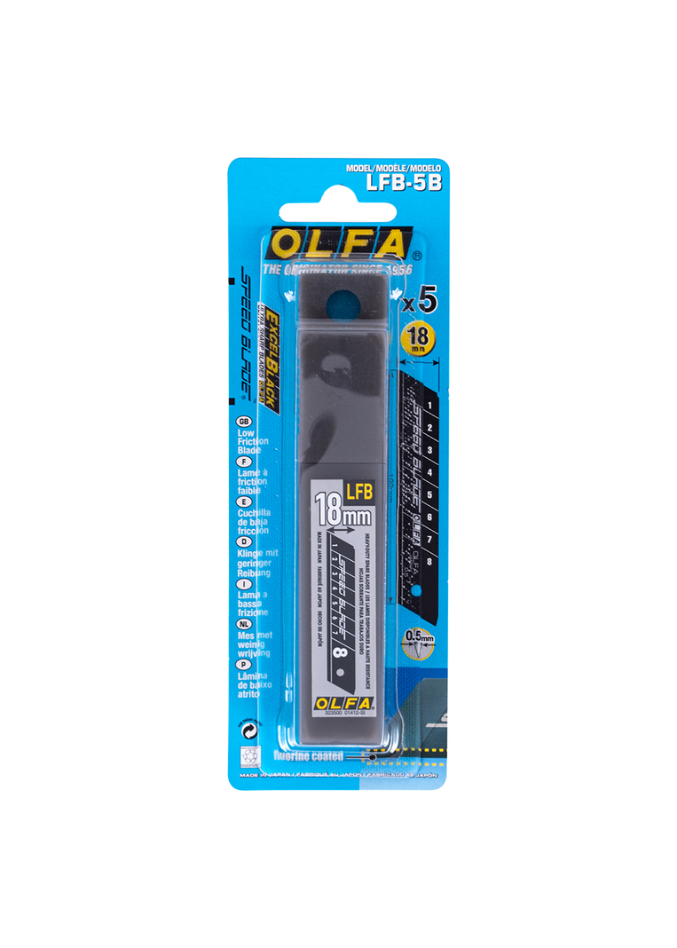 REPUESTO HOJA ULTRA AFILADA "SPEED BLADE" 18 MM. 5 U.-2