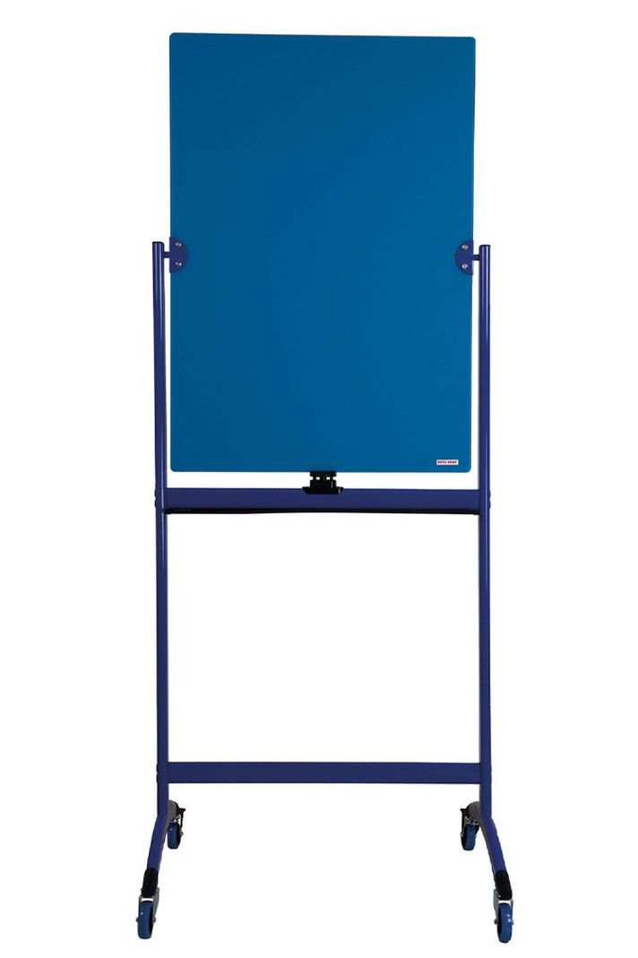 Pizarra de Vidrio Pedestal Azul-0