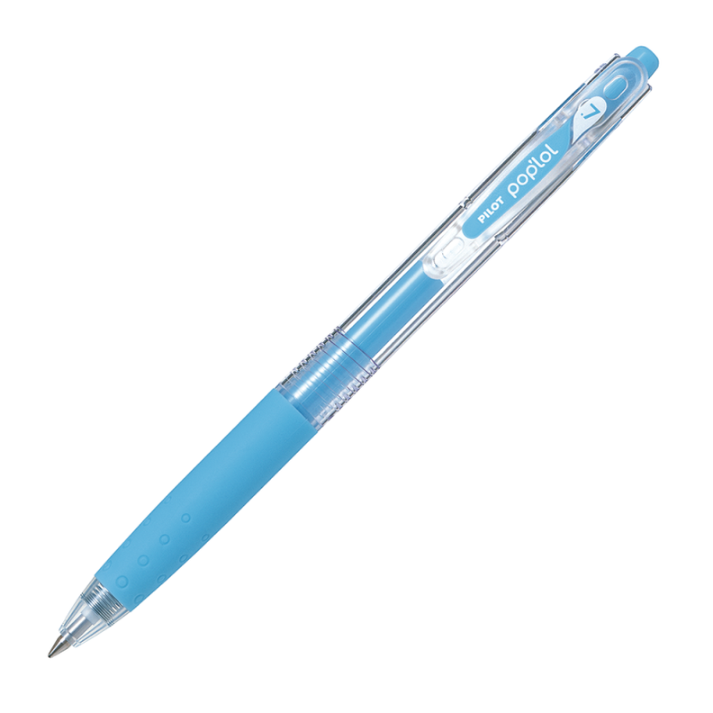 12 un. Lapiz Gel Pop´lol Azul Pastel 0.7 mm.-0