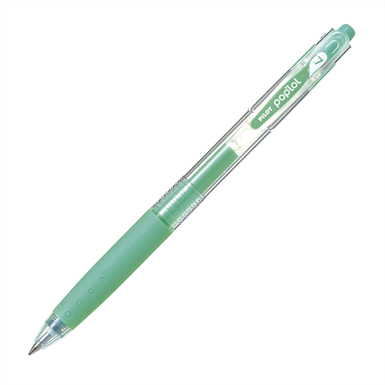 12 un. Lapiz Gel Pop´lol Verde Pastel 0.7 mm.-0
