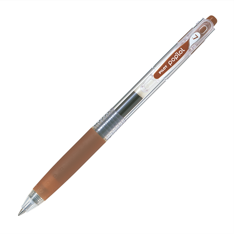 12 un. Lapiz Gel Pop´lol Cafe 0.7 mm.-1
