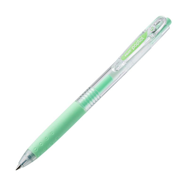 12 un. Lapiz Gel Pop´lol Verde Pastel 0.5 mm.-0