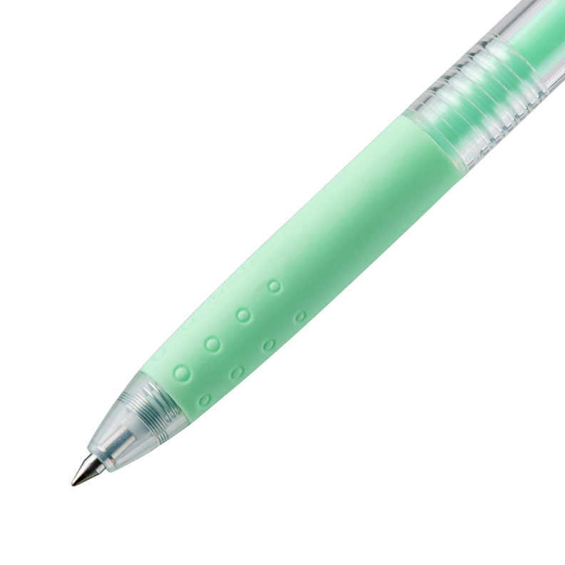 12 un. Lapiz Gel Pop´lol Verde Pastel 0.5 mm.-1