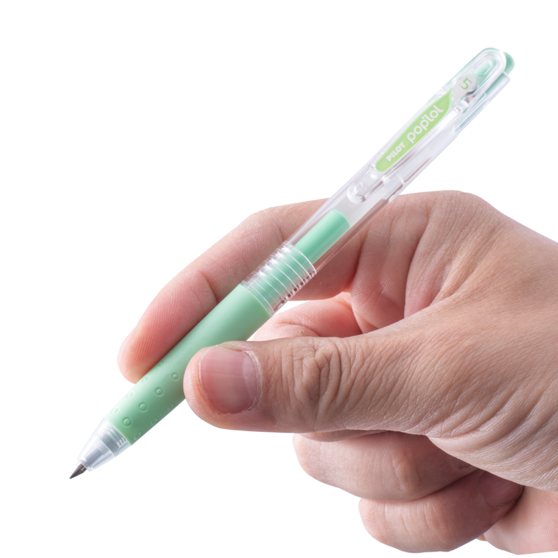12 un. Lapiz Gel Pop´lol Verde Pastel 0.5 mm.-3