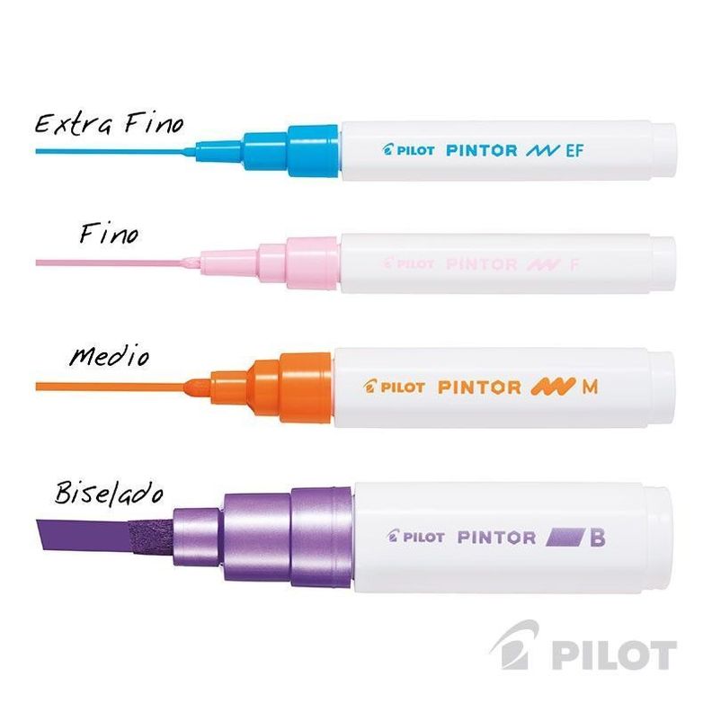 Marcador PINTOR Biselado Violeta Pastel-1