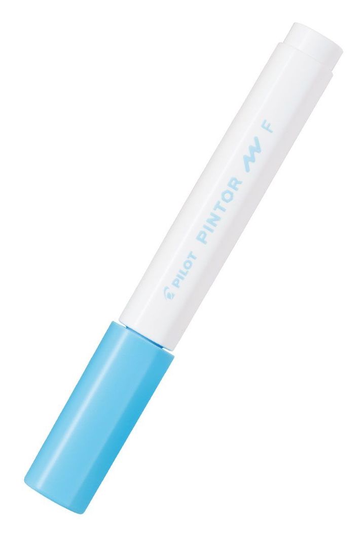MARCADOR PINTOR FINO AZUL PASTEL-0