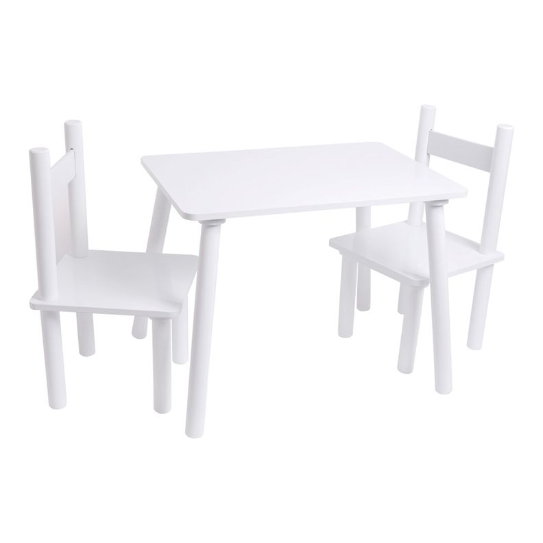 MESA CON 2 SILLAS DE MADERA-0