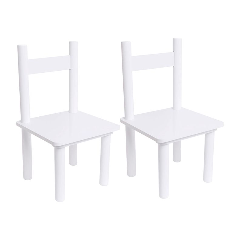 MESA CON 2 SILLAS DE MADERA-2