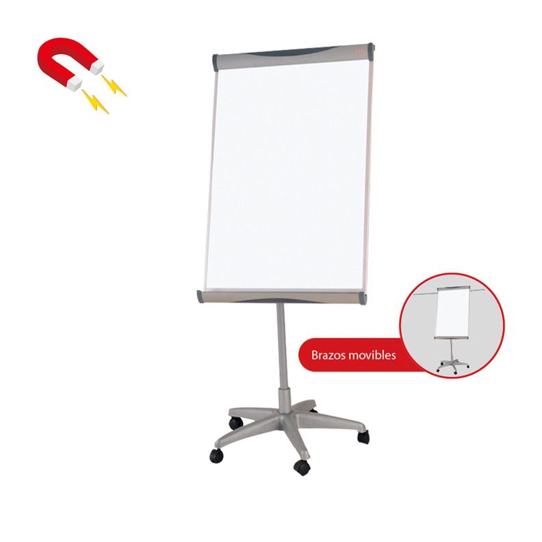 Pizarra Magnética con Papelógrafo-0