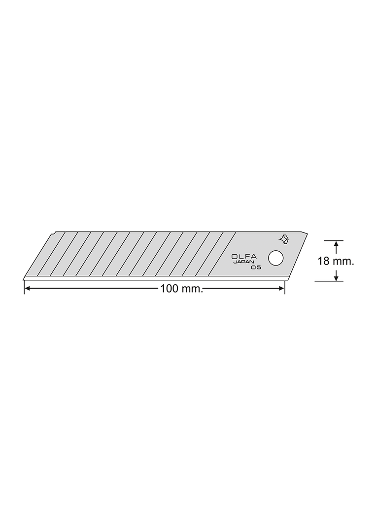 REPUESTO CUCHILLO UNIVERSAL 18 MM-0