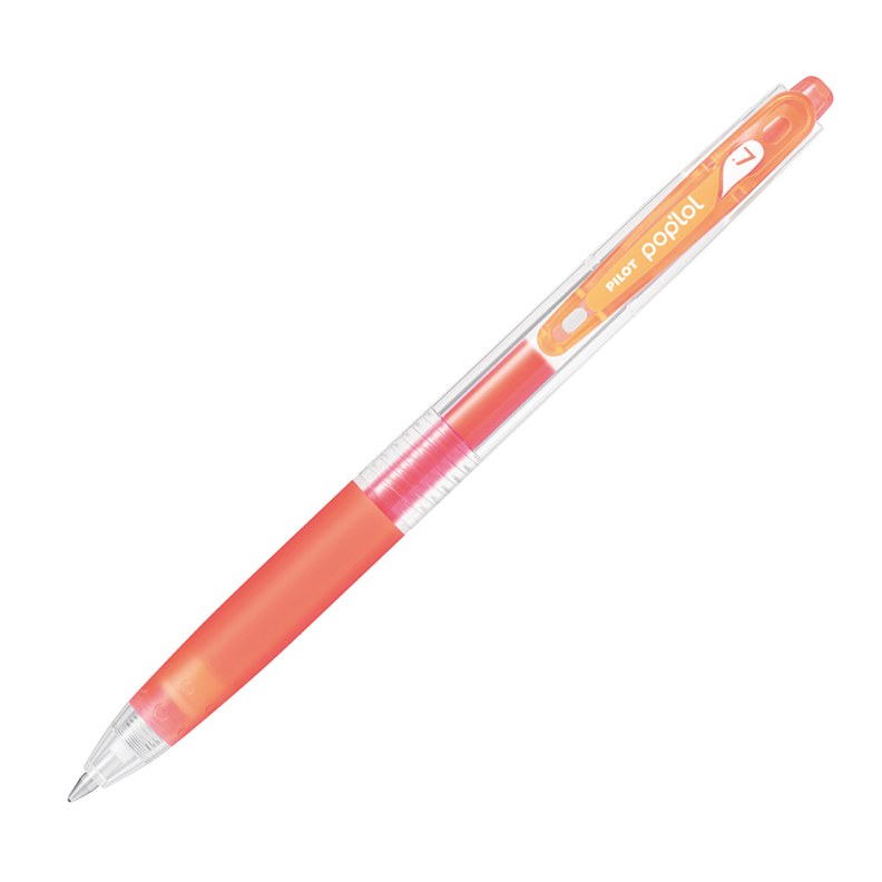 12 un. Lapiz Gel Pop´lol Neon Naranjo 0.7 mm.-0