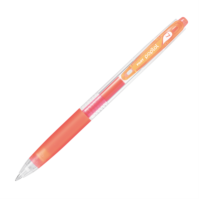 12 un. Lapiz Gel Pop´lol Neon Naranjo 0.7 mm.-1