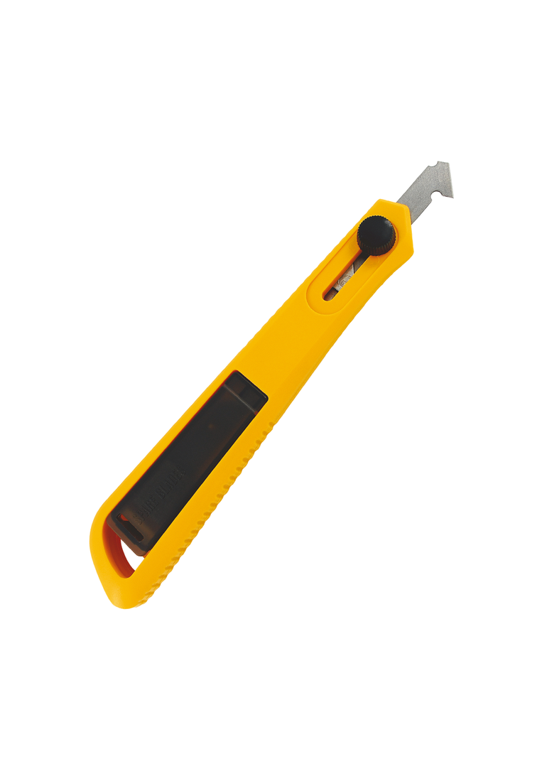 CUCHILLO PEQUEÑO CORTA ACRÍLICO CON SEGURO MANUAL-0