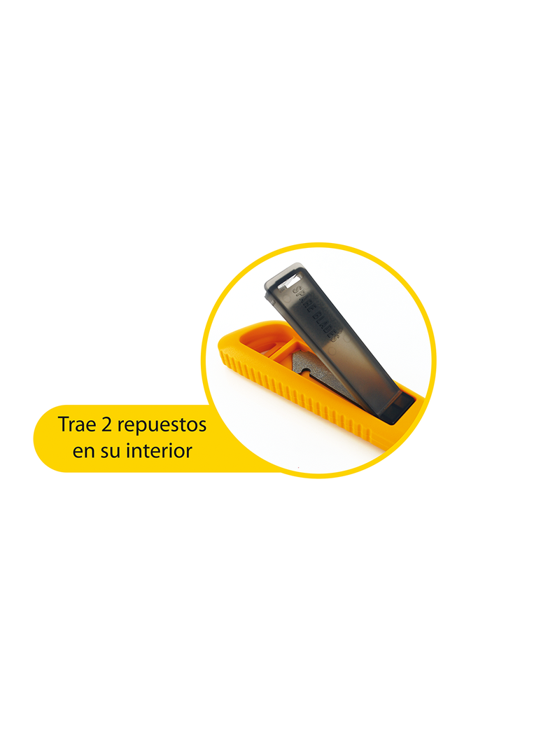 CUCHILLO PEQUEÑO CORTA ACRÍLICO CON SEGURO MANUAL-1