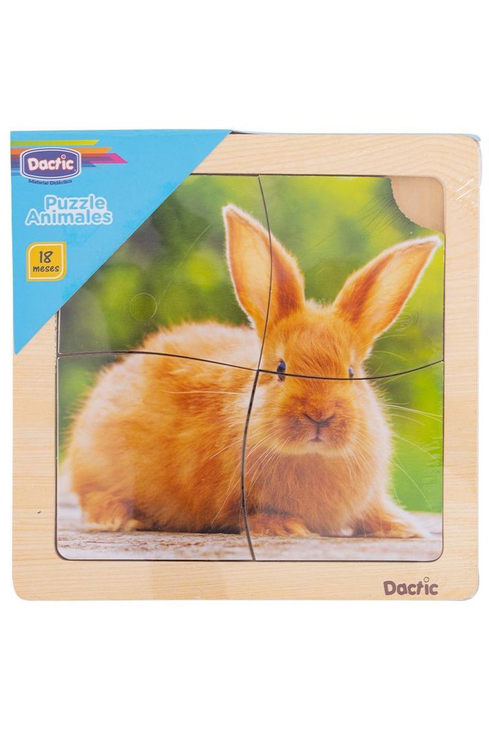 PUZZLE CONEJO DE MADERA-0