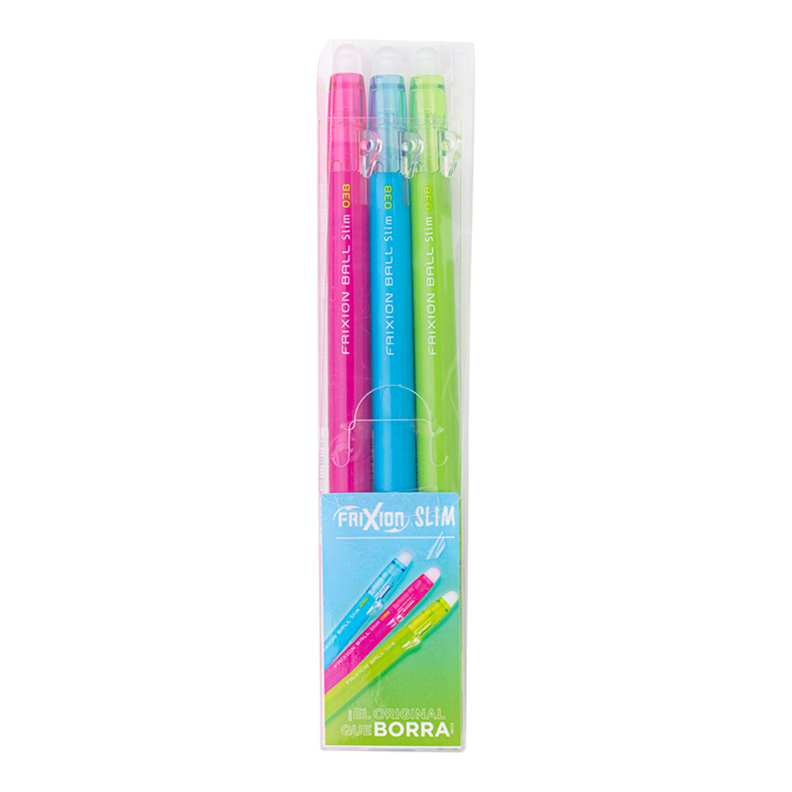 SET LÁPICES GEL FRIXION SLIM 3 U-2