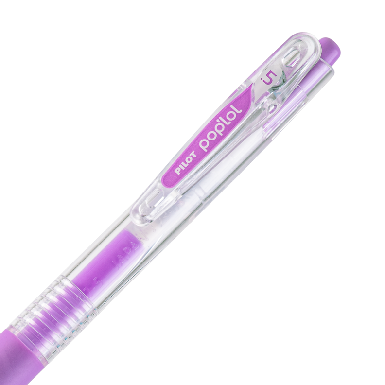 12 un. Lapiz Gel Pop´lol Violeta Pastel 0.5 mm.-1