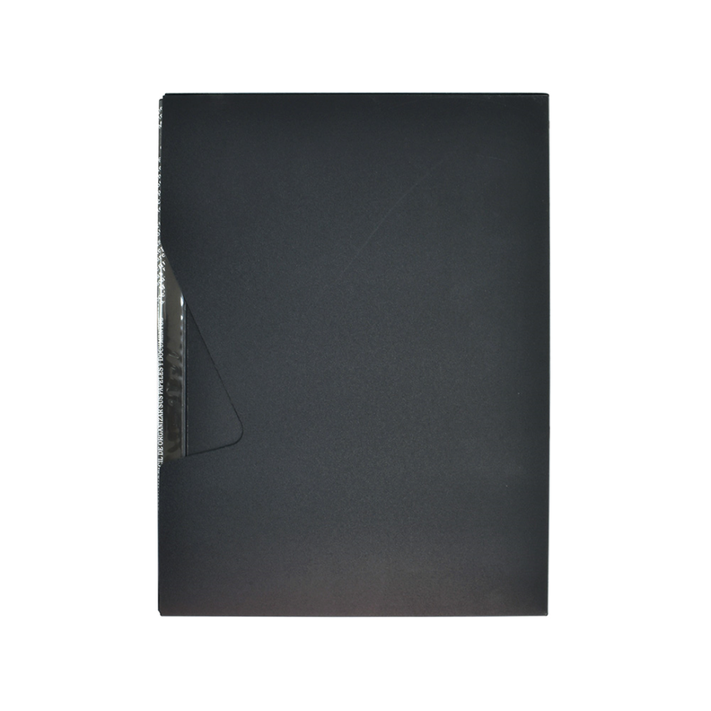 Carpeta A4 80 Fundas c/Estuche Negro-2