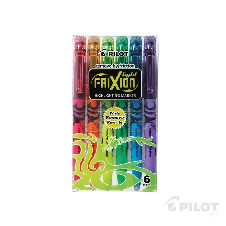 Destacador FRIXION LIGHT Set 6u-0