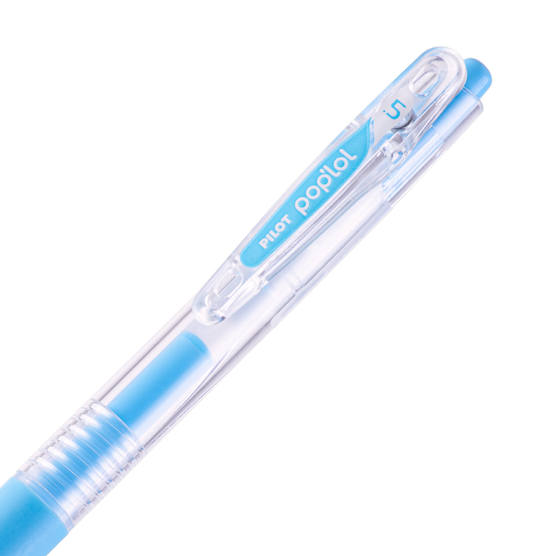 12 un. Lapiz Gel Pop´lol Azul Pastel 0.5 mm.-1
