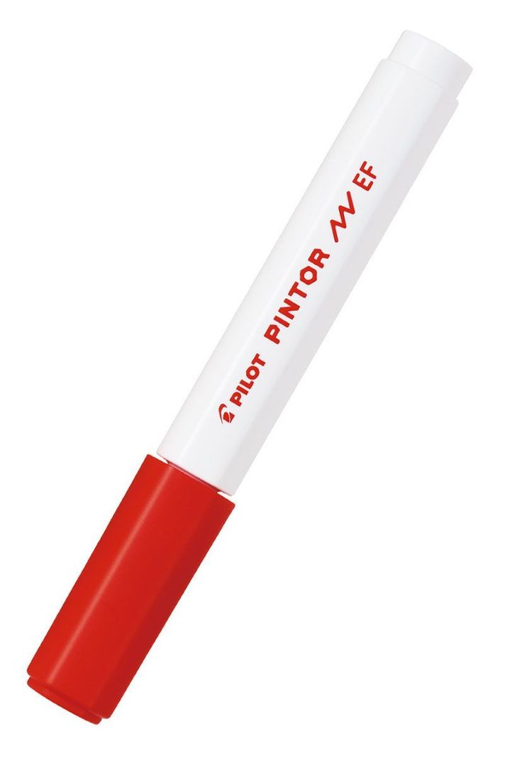 MARCADOR PINTOR EXTRA FINO ROJO-0