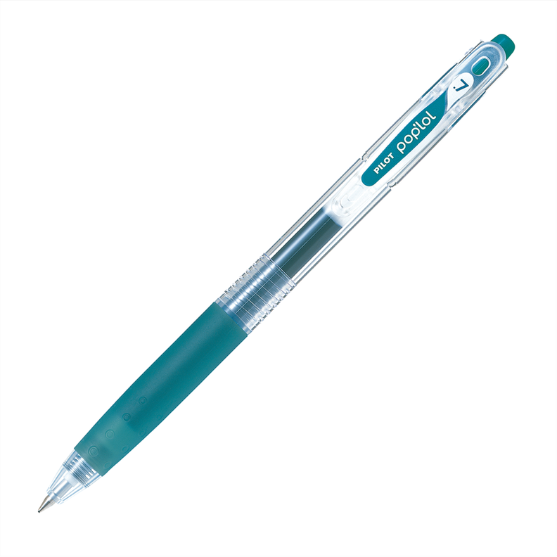 12 un. Lapiz Gel Pop´lol Turquesa Verde 0.7 mm.-1