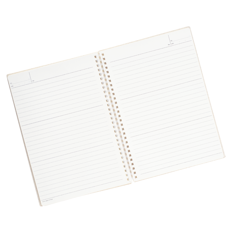 Cuaderno B5 Beige Anillado-1
