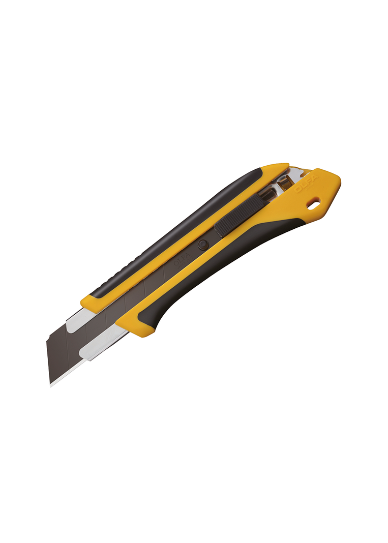 CUCHILLO EXTRA FUERTE ANTIDESLIZANTE SEGURO AUTOMÁTICO 25 MM-0