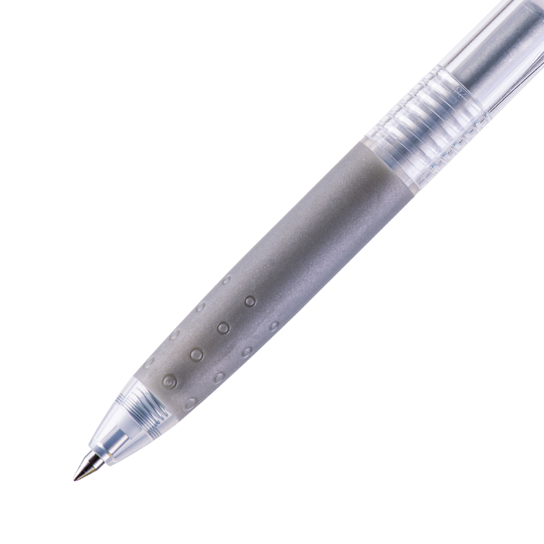 12 un. Lapiz Gel Pop´lol Plateado 0.5 mm.-3