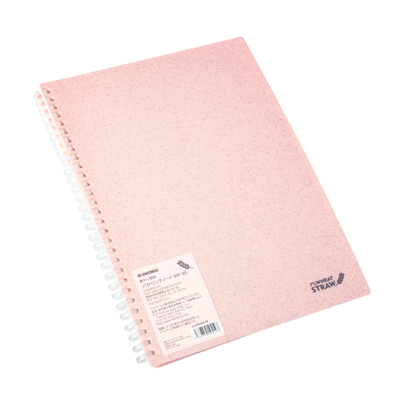 Cuaderno B5 Rosado Pastel Anillado-2