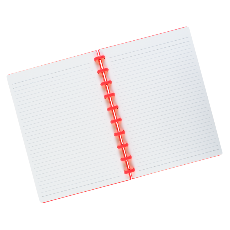 Cuaderno B5 c/ Pines Fucsia Anillado-1