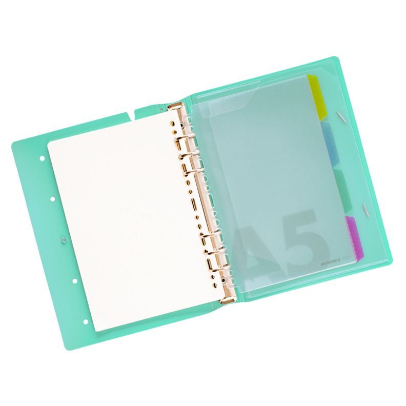 Agenda A5 Calipso Tapa Pin  6 Anillos-1