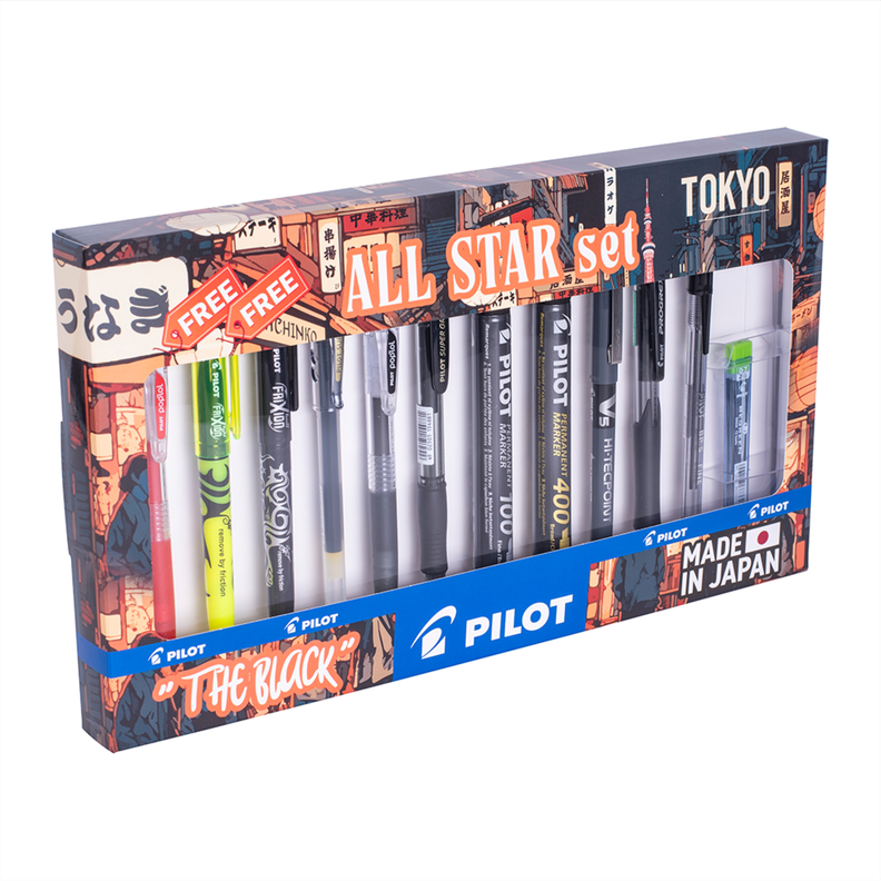 Set Lapices All Star The Black 10u-3