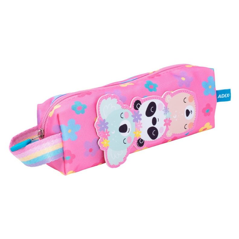 Estuche Escolar ositos Rosado