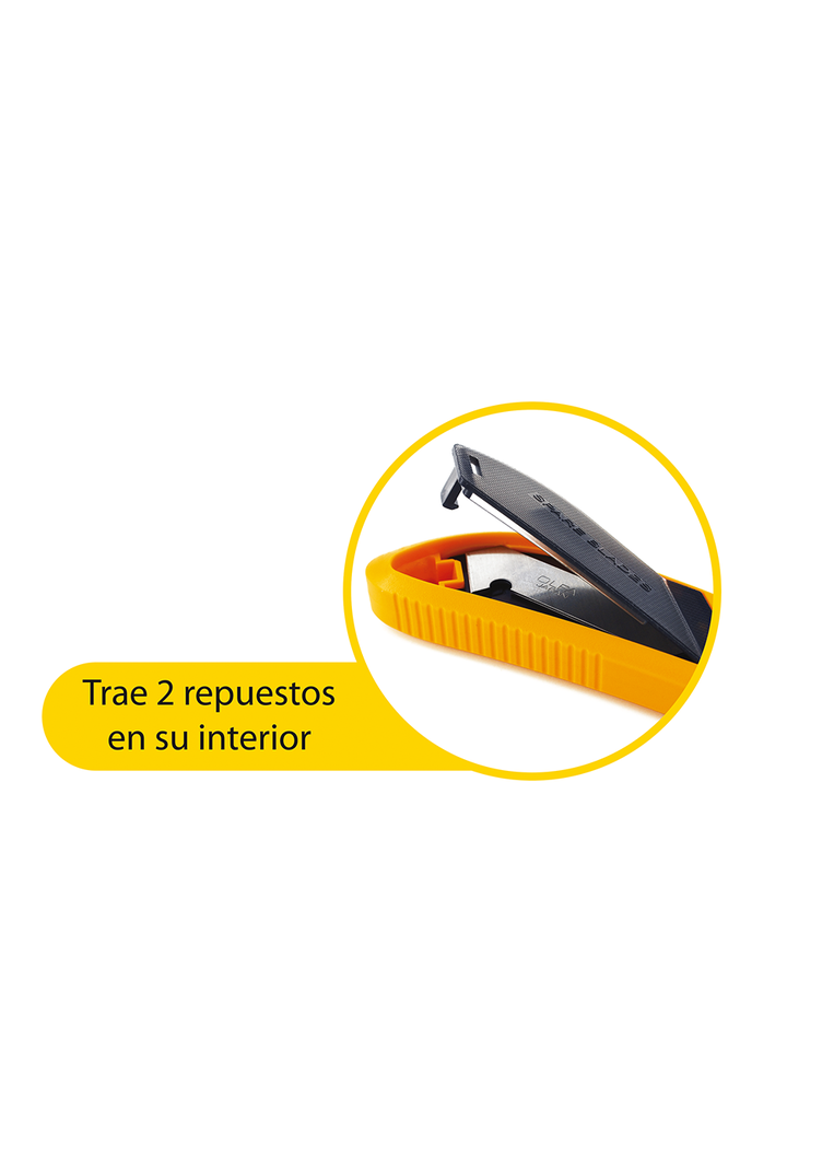 CUCHILLO CORTA ACRÍLICO GRANDE CON SEGURO MANUAL-1