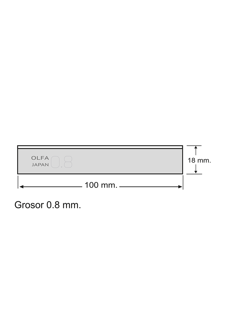 REPUESTO CUCHILLO TIPO RASPADOR XSR 6 U.-1