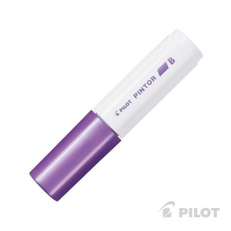 Marcador PINTOR Biselado Violeta Metálico-0