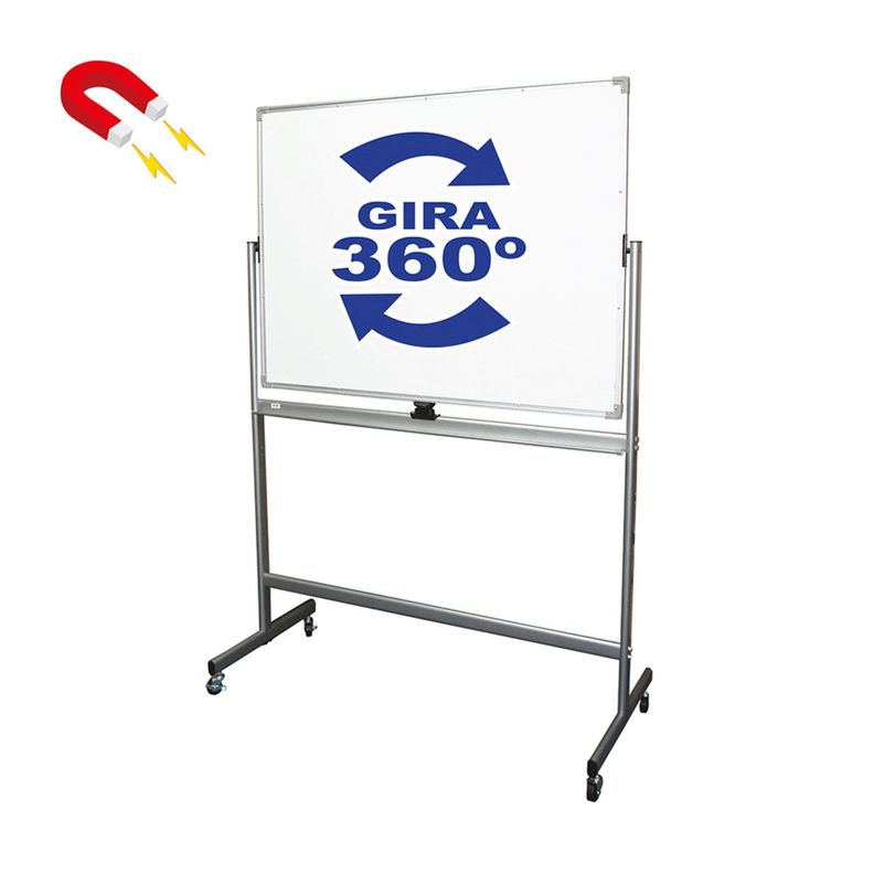 Pizarra con Pedestal de Doble cara 90x150 cm-0
