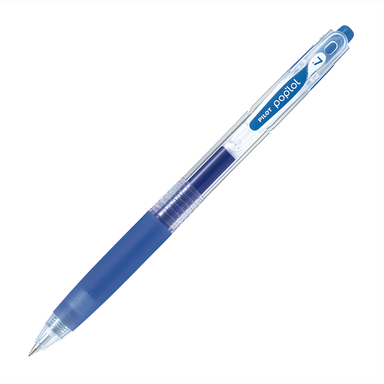 12 un. Lapiz Gel Pop´lol AzulTurquesa 0.7 mm.-1