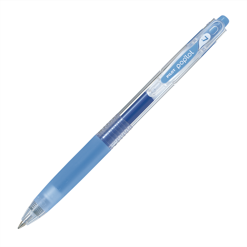 12 un. Lapiz Gel Pop´lol Azul Cielo 0.7 mm.-0
