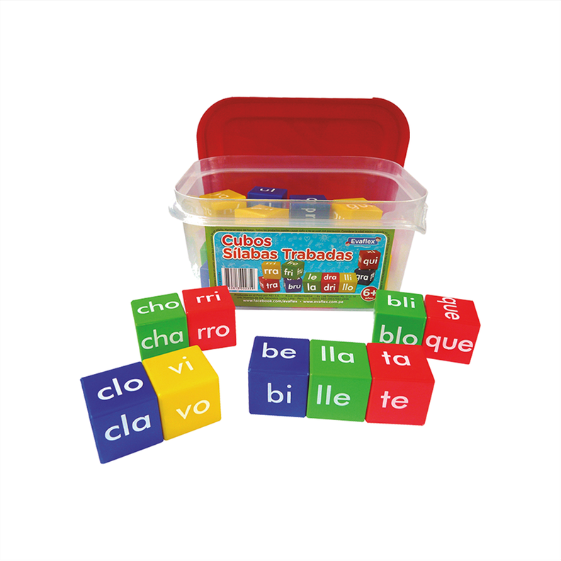 Cubos Silabas Trabadas Surtido