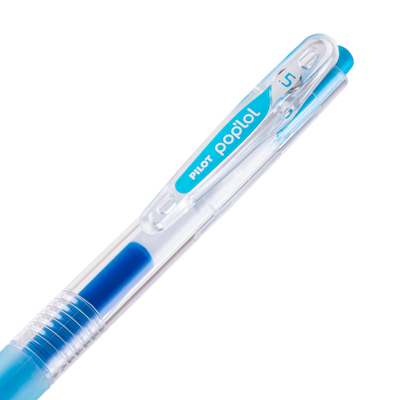 12 un. Lapiz Gel Pop´lol Turquesa 0.5 mm.-1